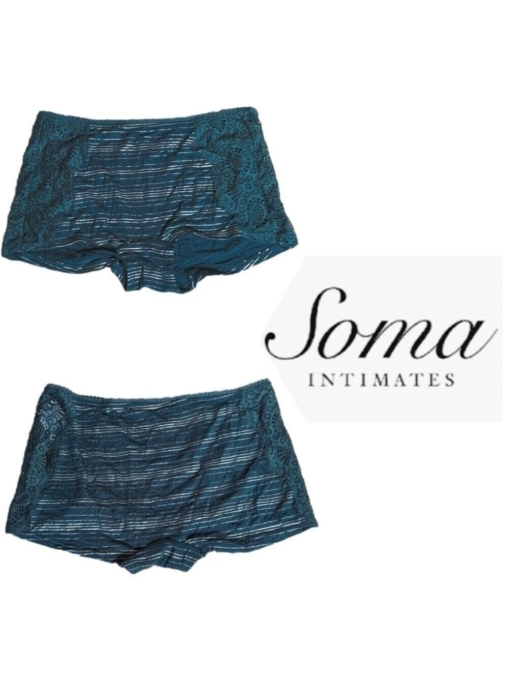 Soma Embraceable lace Geo boy shorts